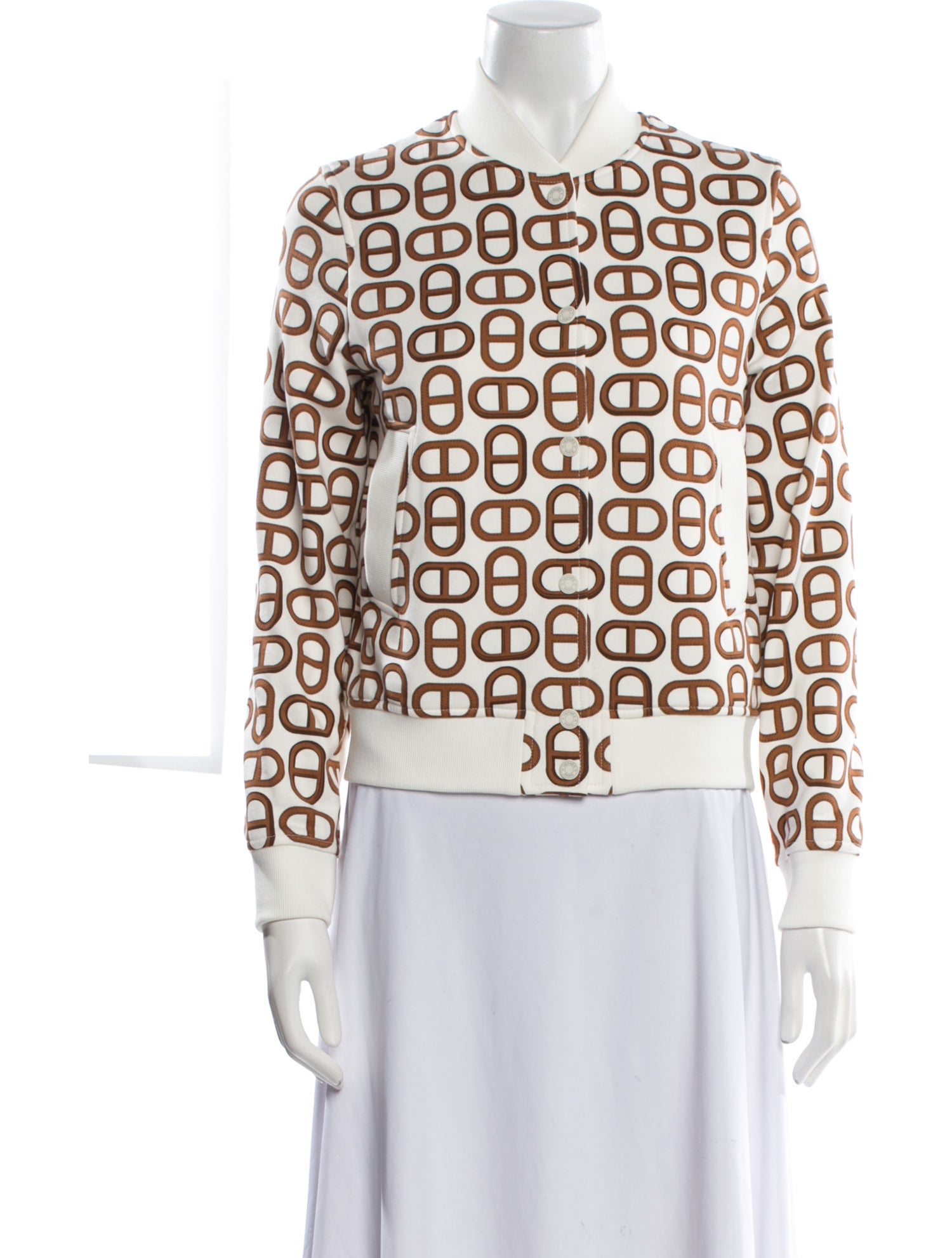 Hermès Printed Evening Jacket